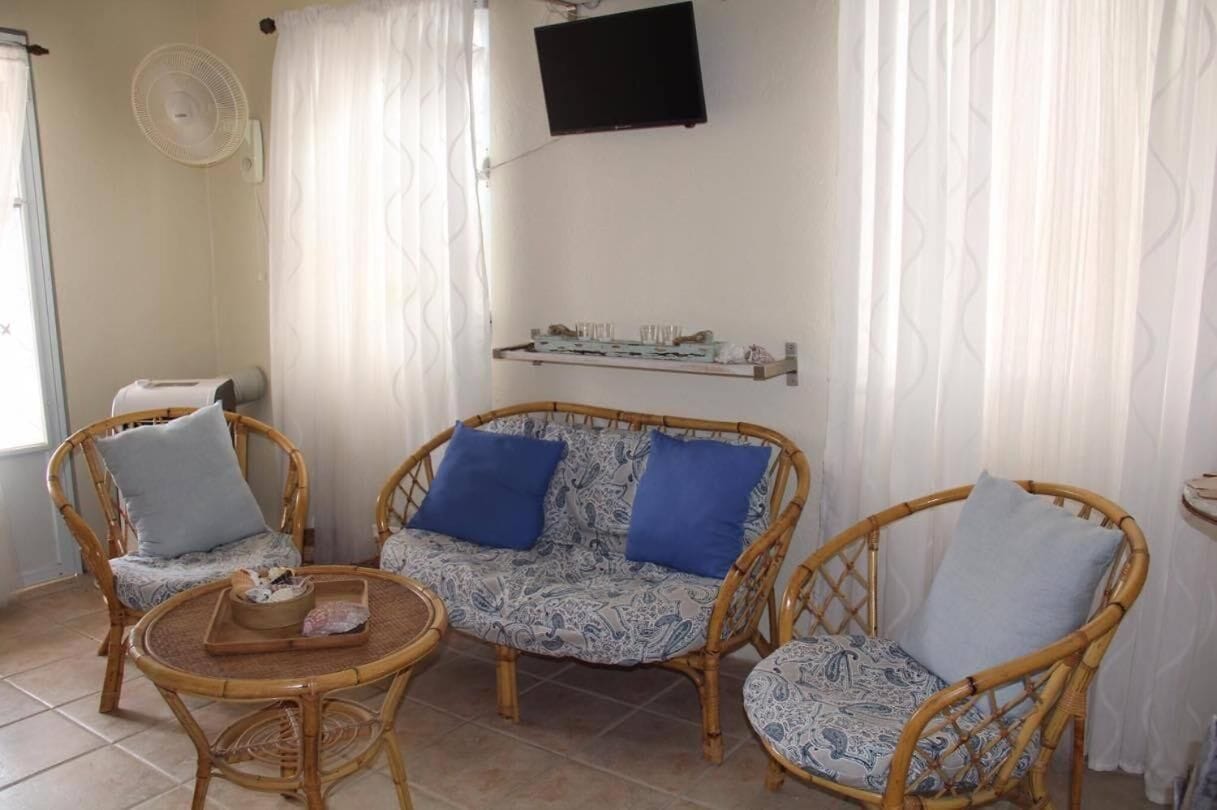 40-inch flat-screen tv with premium tv channels, netflix, hulu