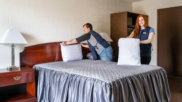 Desk, iron/ironing board, free WiFi, bed sheets