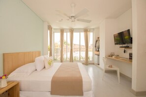 Deluxe Double Room, Terrace | Minibar, in-room safe, individually furnished, blackout curtains - La Casa del Patio Hotel Boutique by Xarm Hotels (Santa Marta)