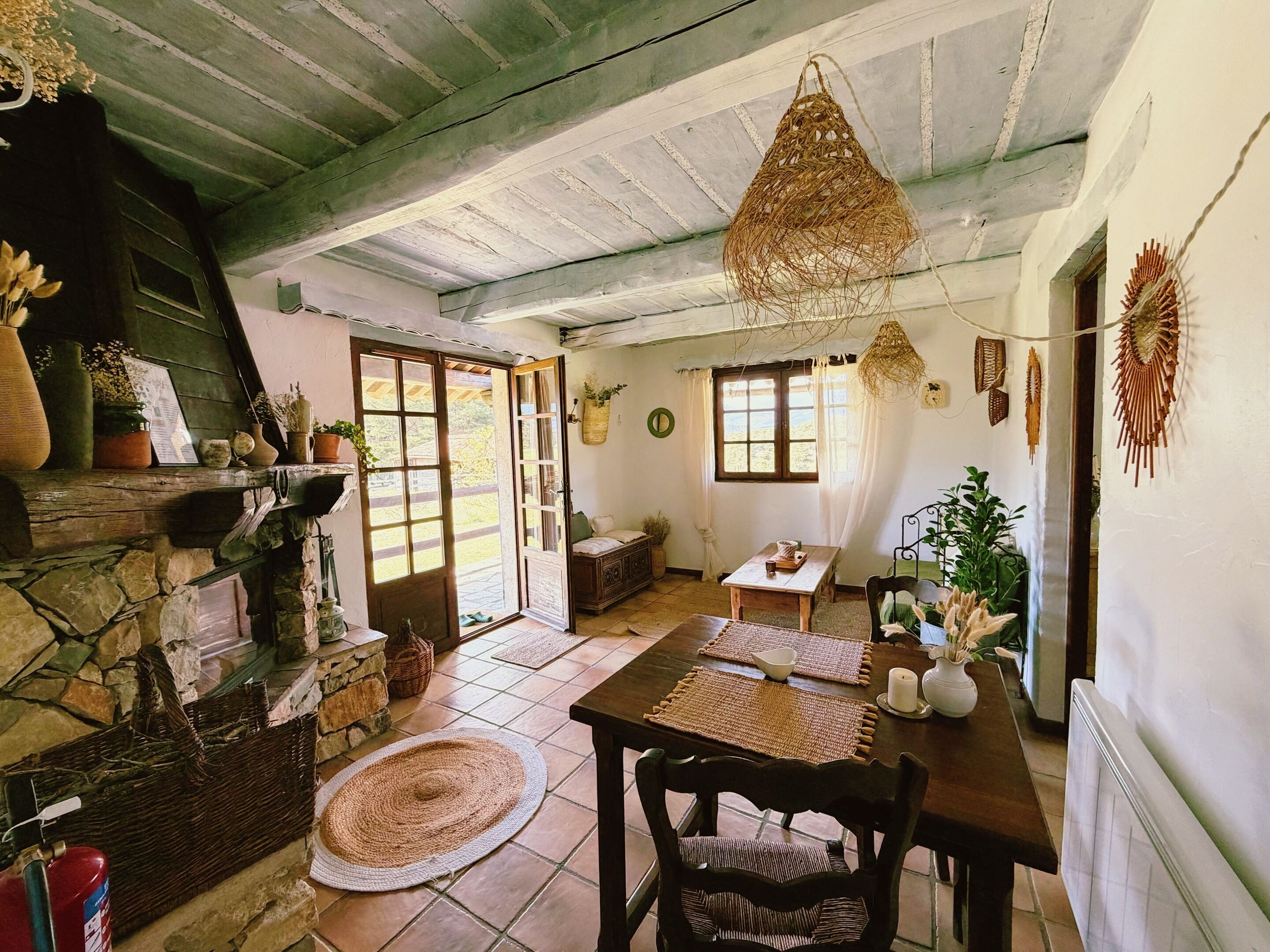 Cottage Basic, bagno in camera, vista cortile | Lounge