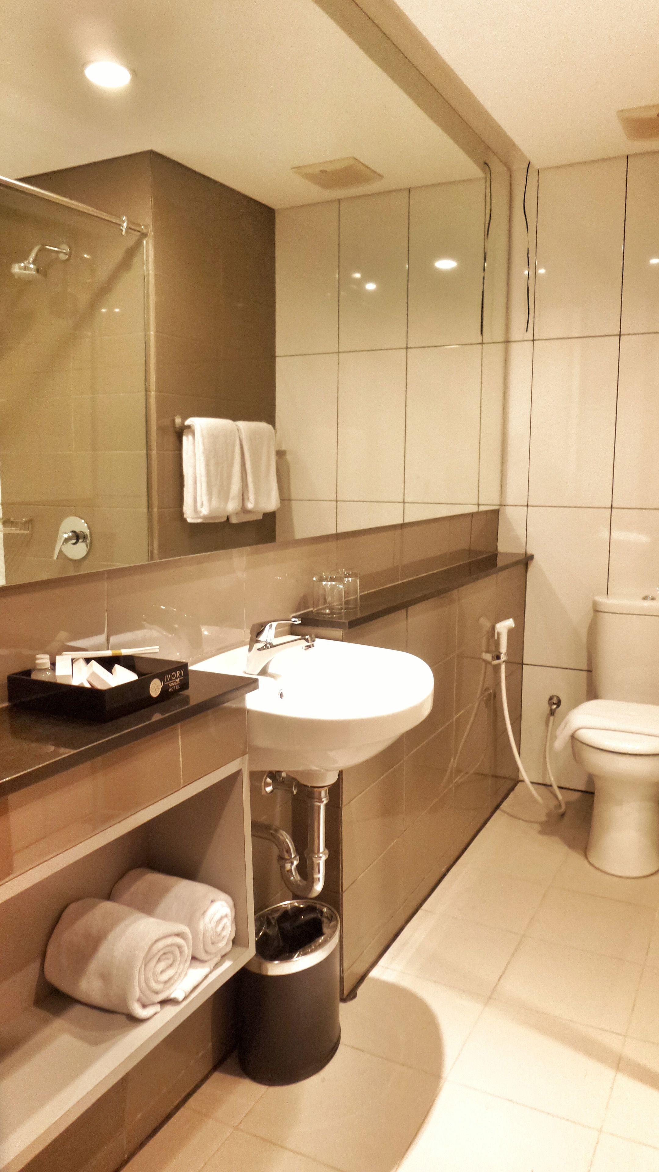 shower, free toiletries, hair dryer, slippers