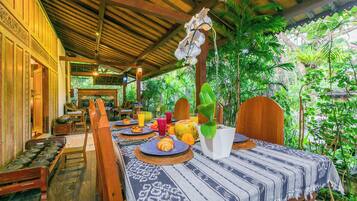 Villa familiar, 2 habitaciones, vistas al jardín, en la zona del jardín | Terraza o patio