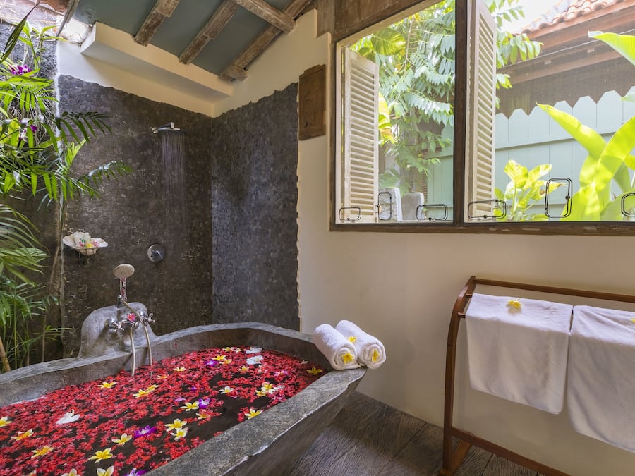 Villa Exécutive, 1 chambre, vue piscine | Baignoire relaxante profonde