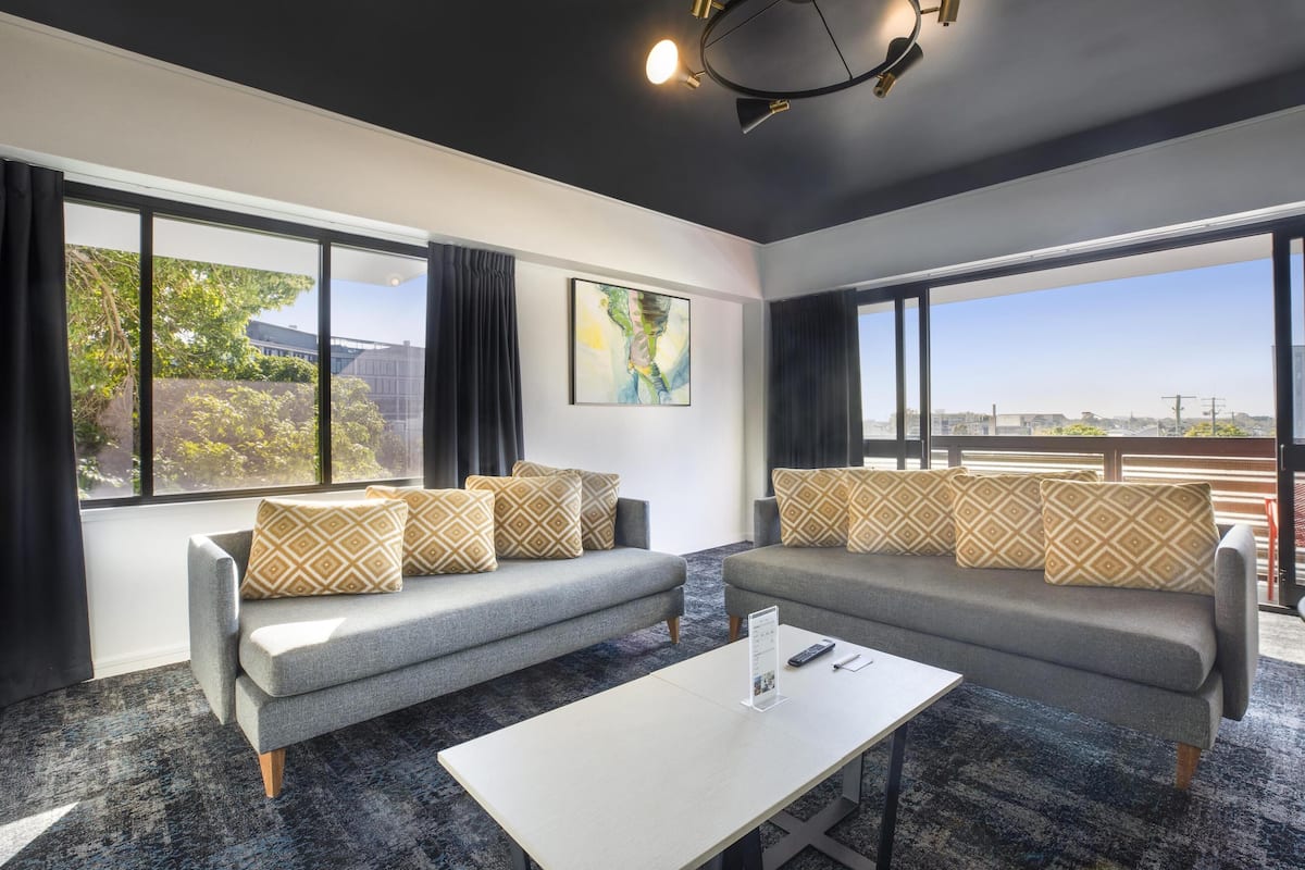 two bedroom apartment | desk, iron/ironing board, free wifi, bed sheets