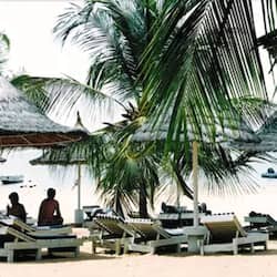 Private beach
