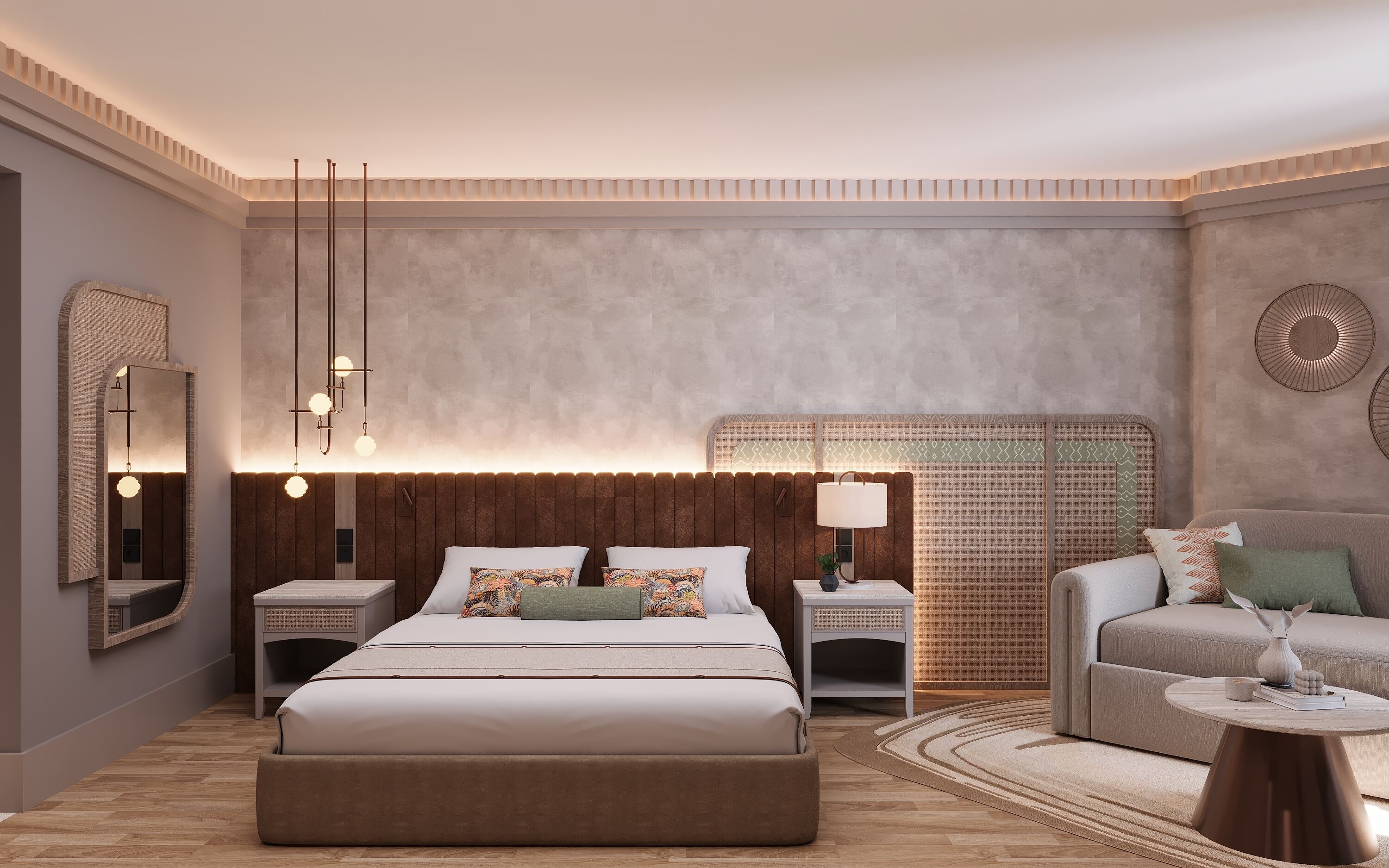 Deluxe Room Land view | Articles gratuits dans le mini-bar, coffres-forts dans les chambres