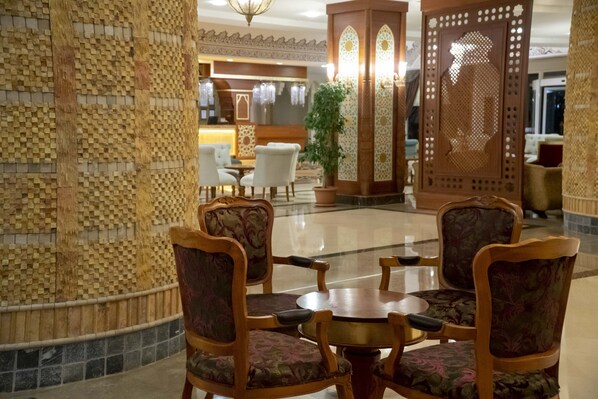 Sitteområde i lobbyen