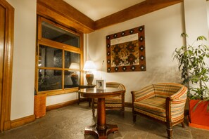 Lobby sitting area