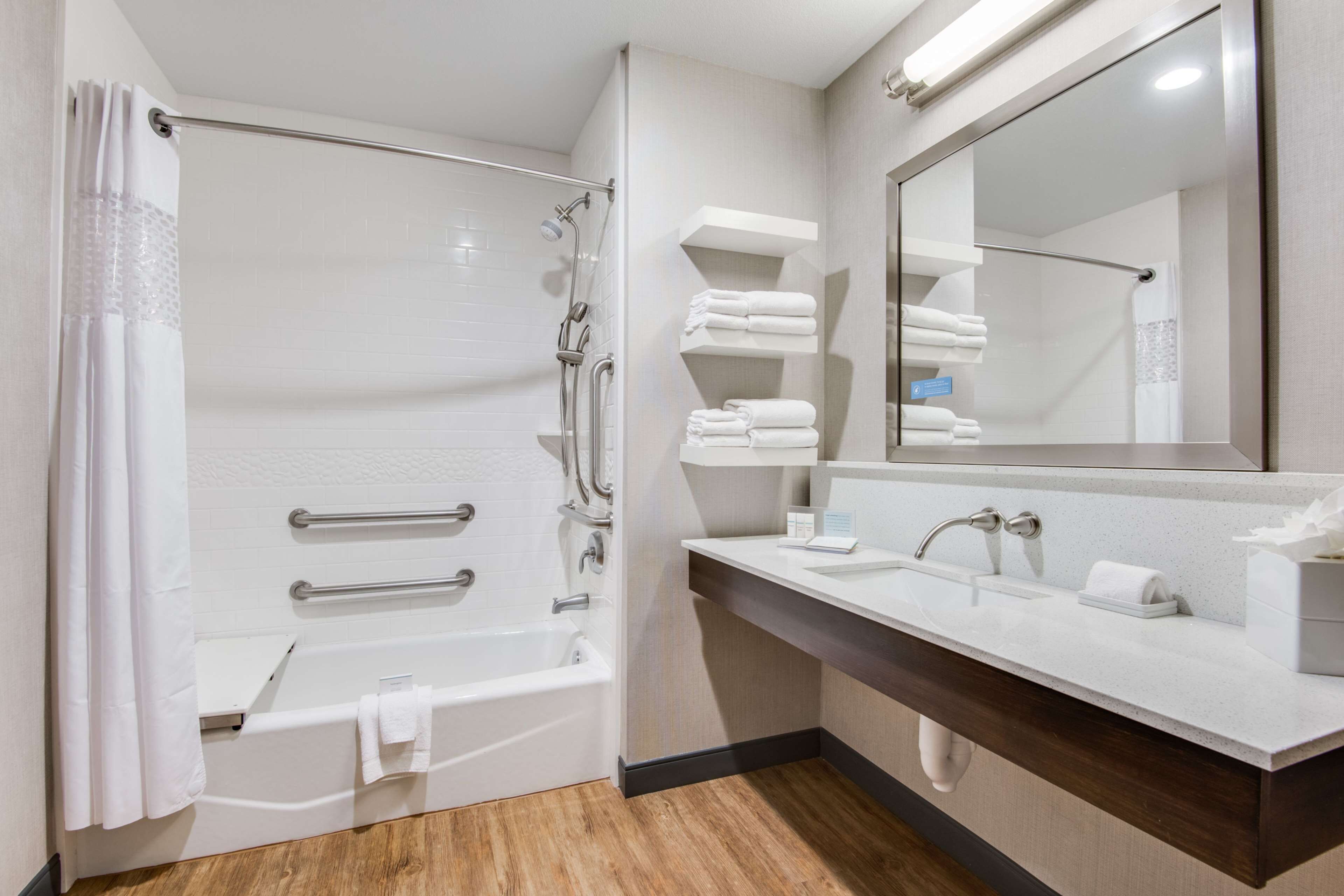 room, 2 queen beds, accessible | bathroom | free toiletries, hair dryer, bathrobes, towels