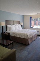 Habitación, 1 cama de matrimonio grande, no fumadores | Ropa de cama de alta calidad, escritorio, cortinas opacas