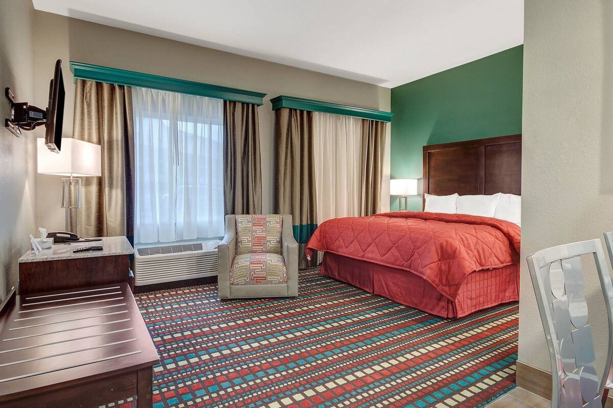 suite, 1 king bed, non smoking | 1 bedroom, premium bedding, pillow-top beds, desk