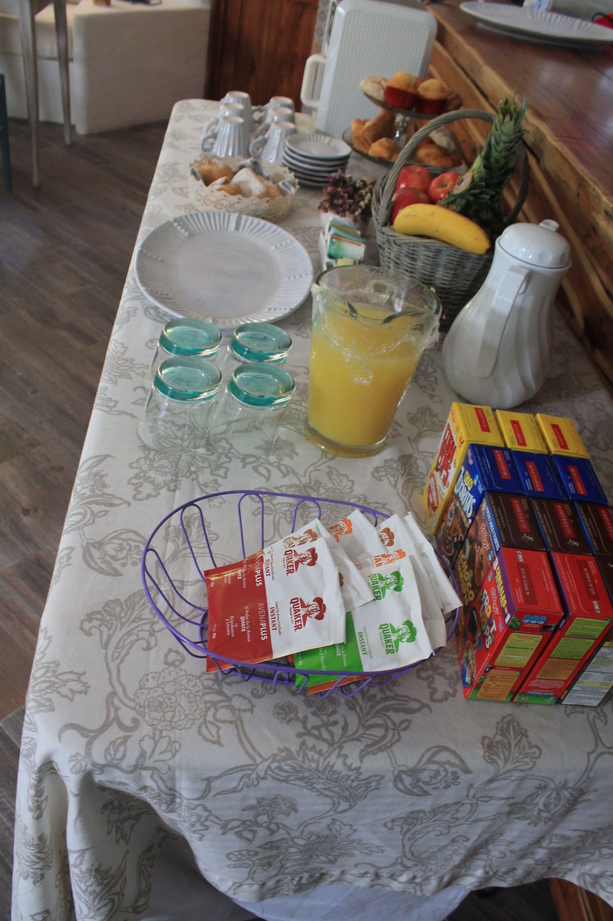 daily cooked-to-order breakfast for a fee