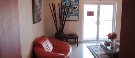 Sala de estar en el lobby