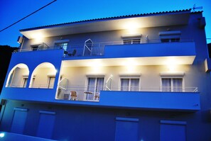Front of property – evening/night