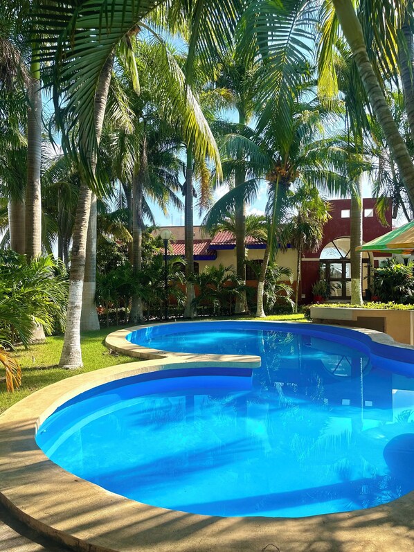 Terrace/patio - Hotel Barranquilla (Campeche)