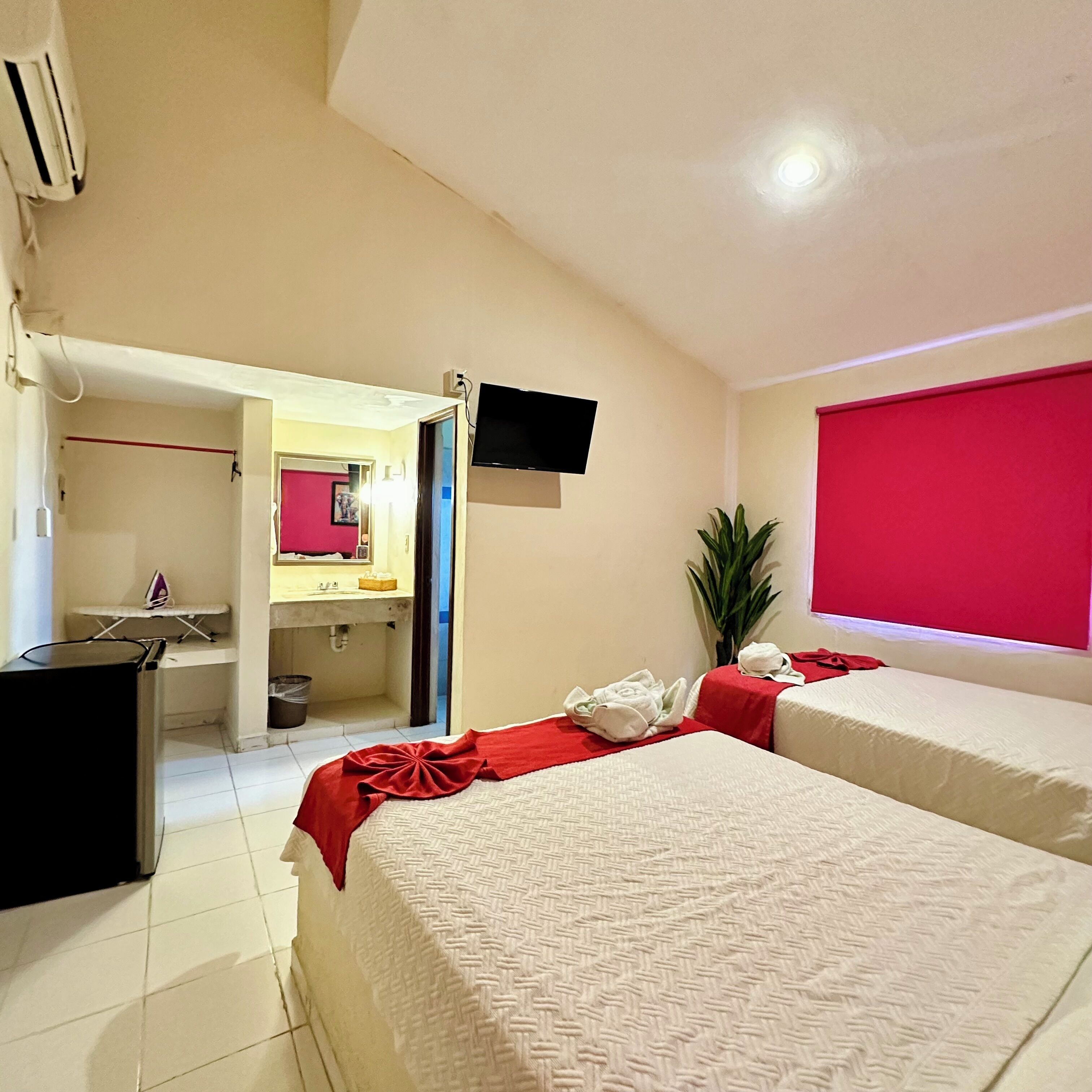 Standard Triple Room | Down comforters, blackout drapes, free WiFi, bed sheets
