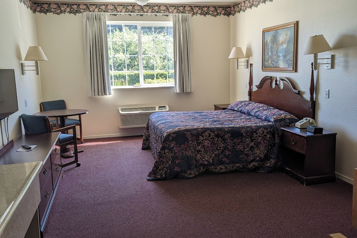 standard room, 1 king bed, refrigerator & microwave | 2 bedrooms, iron/ironing board, free wifi, bed sheets