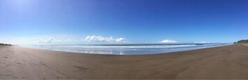 On the beach