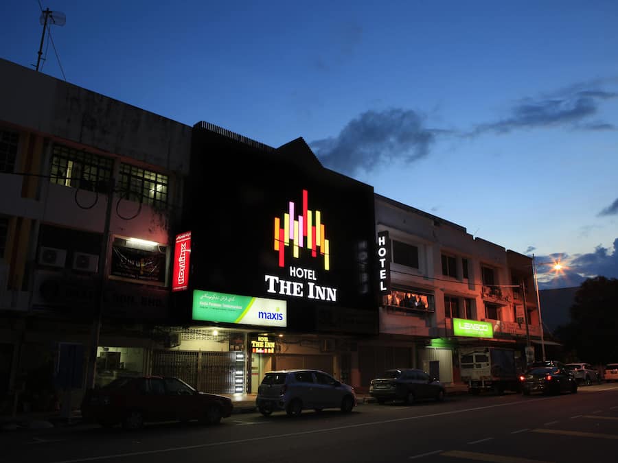 Front of property – evening/night