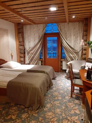 Kamar Twin | 1 kamar tidur, kedap suara, setrika/meja setrika, dan Wi-Fi gratis