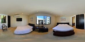 Double (2 Beds Room) | Zimmersafe, schallisolierte Zimmer, Bügeleisen/Bügelbrett