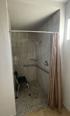 Kamar Single Ekonomi, 1 Tempat Tidur King, akses difabel | Meja kerja, setrika/meja setrika, Wi-Fi gratis, dan seprai linen