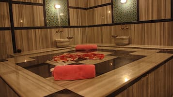 Tyrkisk bad/hamam, 3 behandlingsrom og massasje