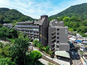 Façade de l’hébergement