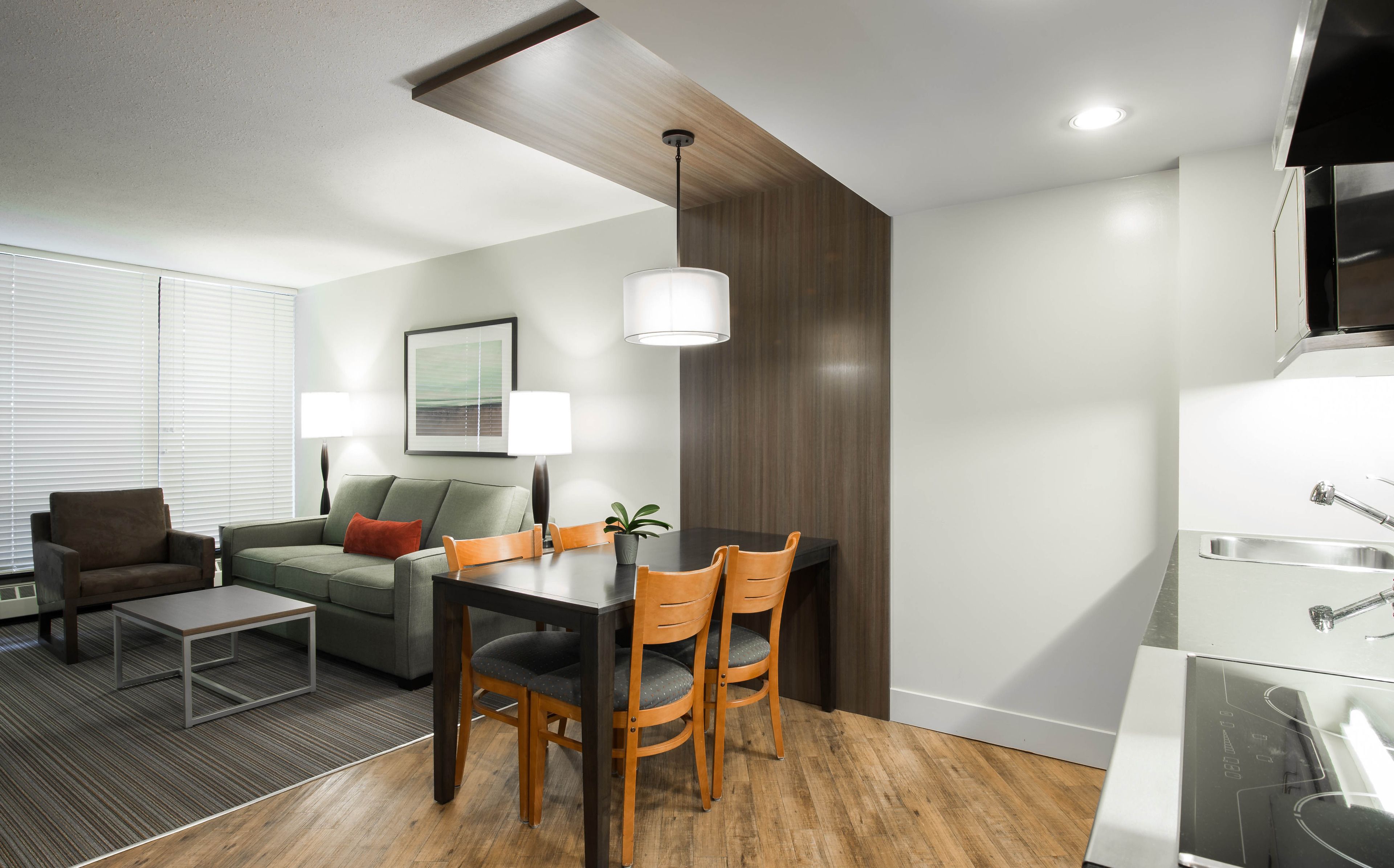 suite, 1 king bed with sofa bed, kitchen | private kitchen | fridge, microwave, stovetop, dishwasher