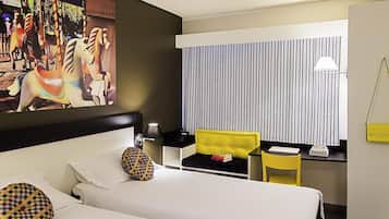 In-room safe, individually decorated, desk, laptop workspace