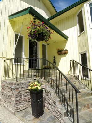 Overnatningsstedets facade