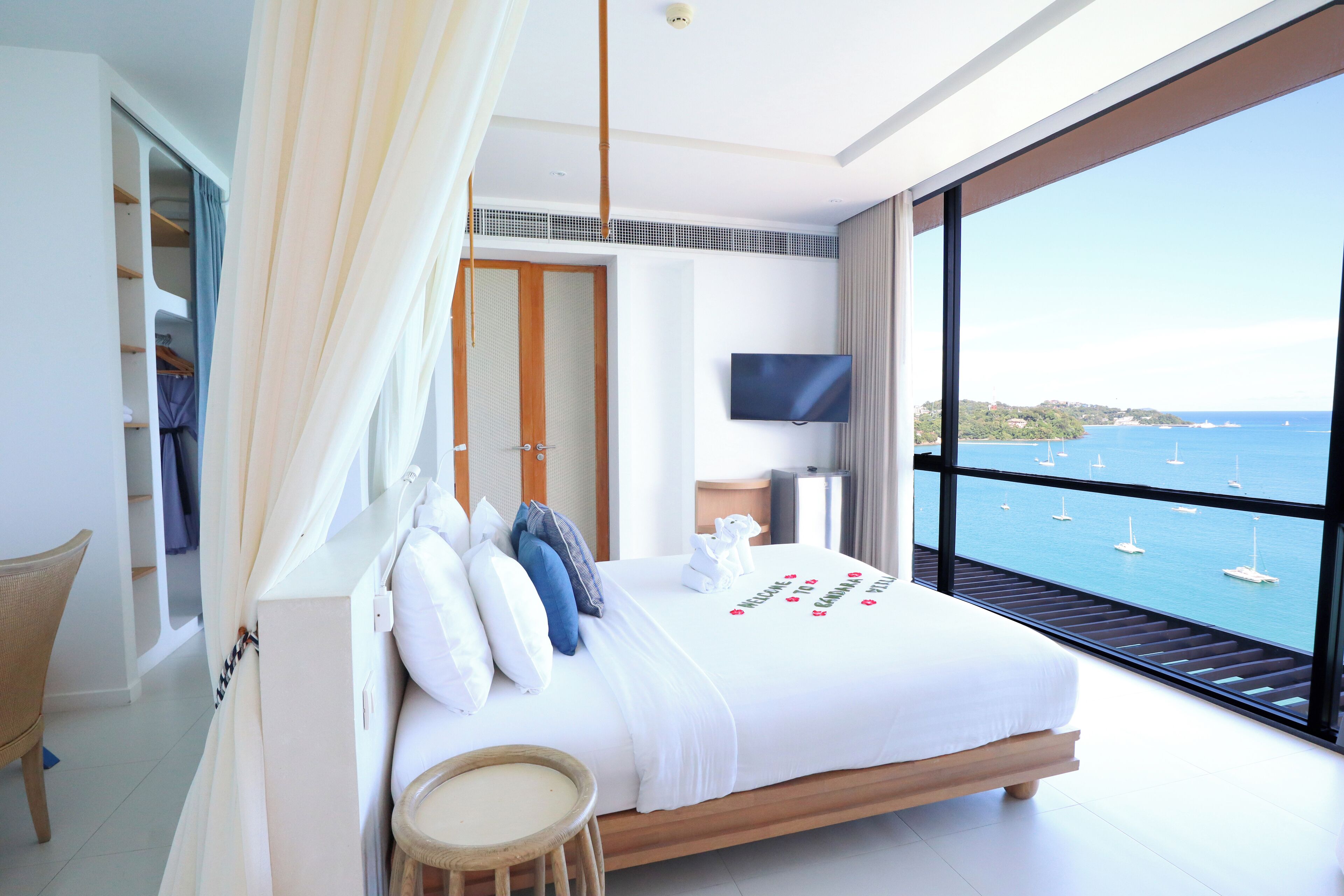 ao yon two bedroom pool villa | premium bedding, free minibar items, in-room safe, desk