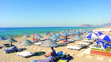 En privat strand