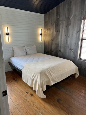 Blackout curtains, iron/ironing board, free WiFi, bed sheets