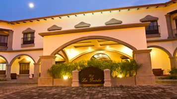 Front of property - evening/night