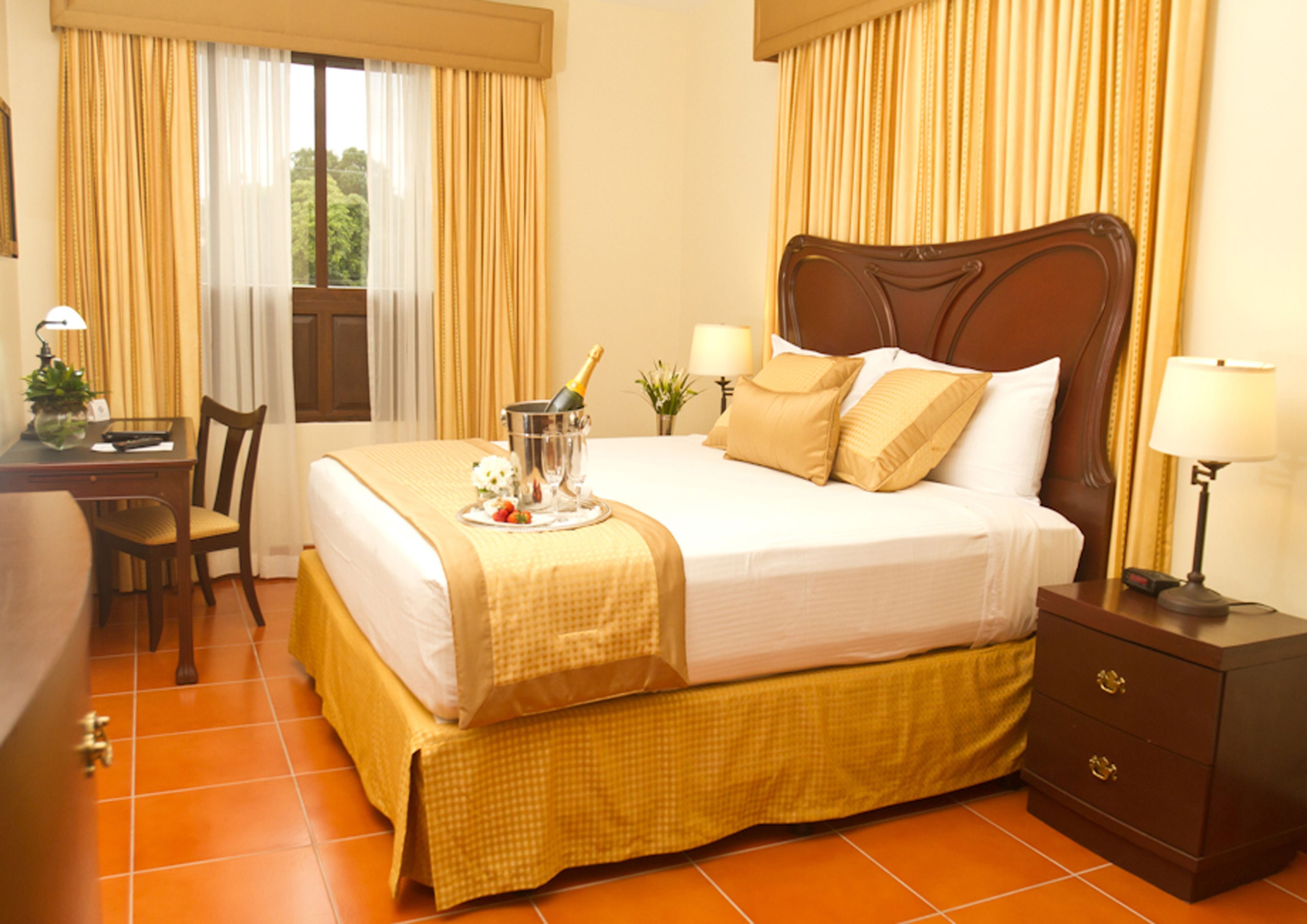 1 quarto, roupas de cama premium, frigobar, cofres nos quartos
