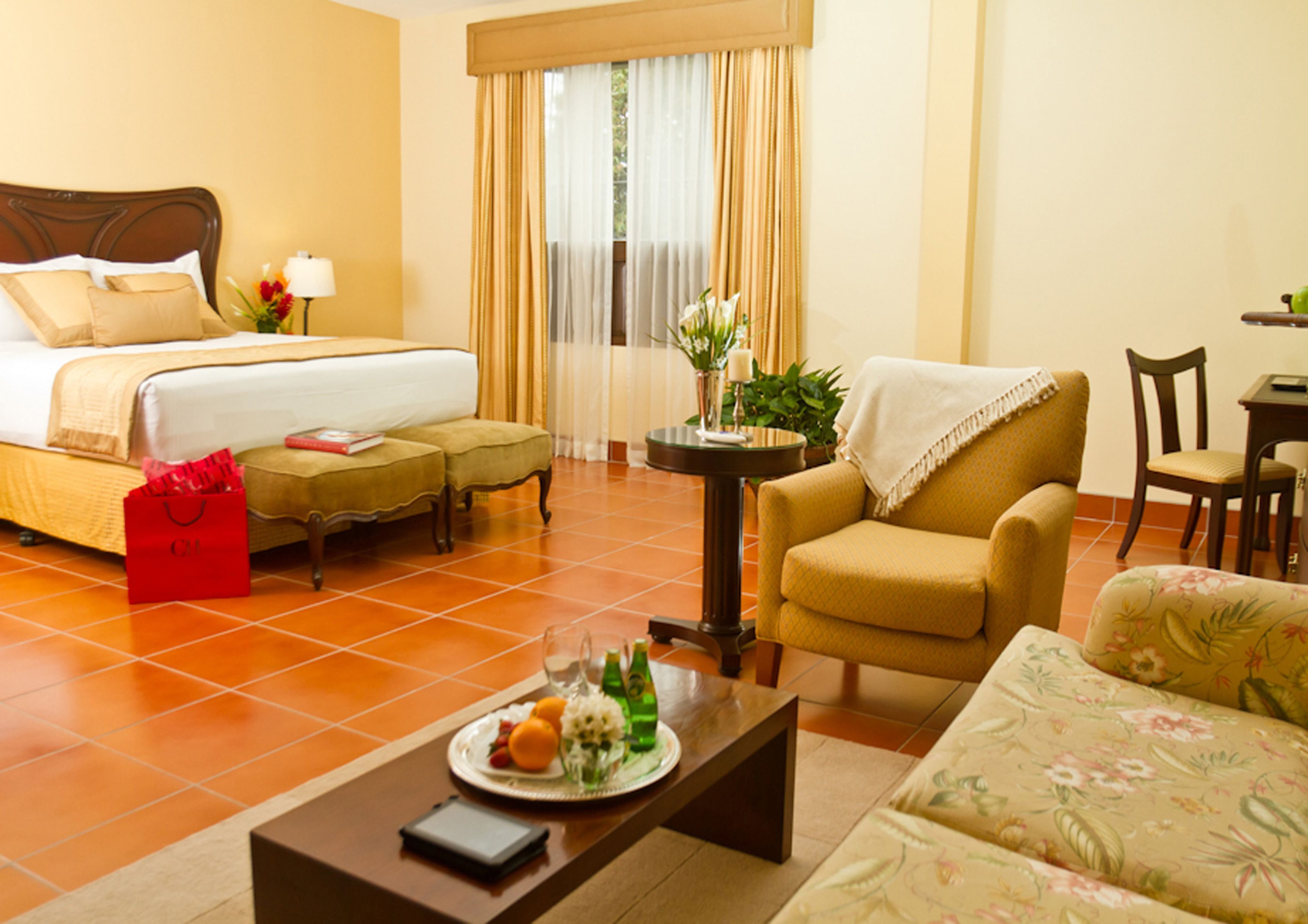 1 quarto, roupas de cama premium, frigobar, cofres nos quartos