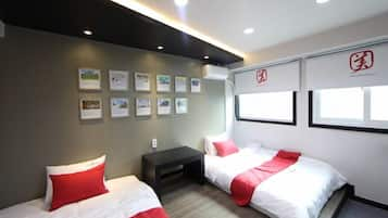 Twin Room (Free Parking) | Soundproofing, free WiFi