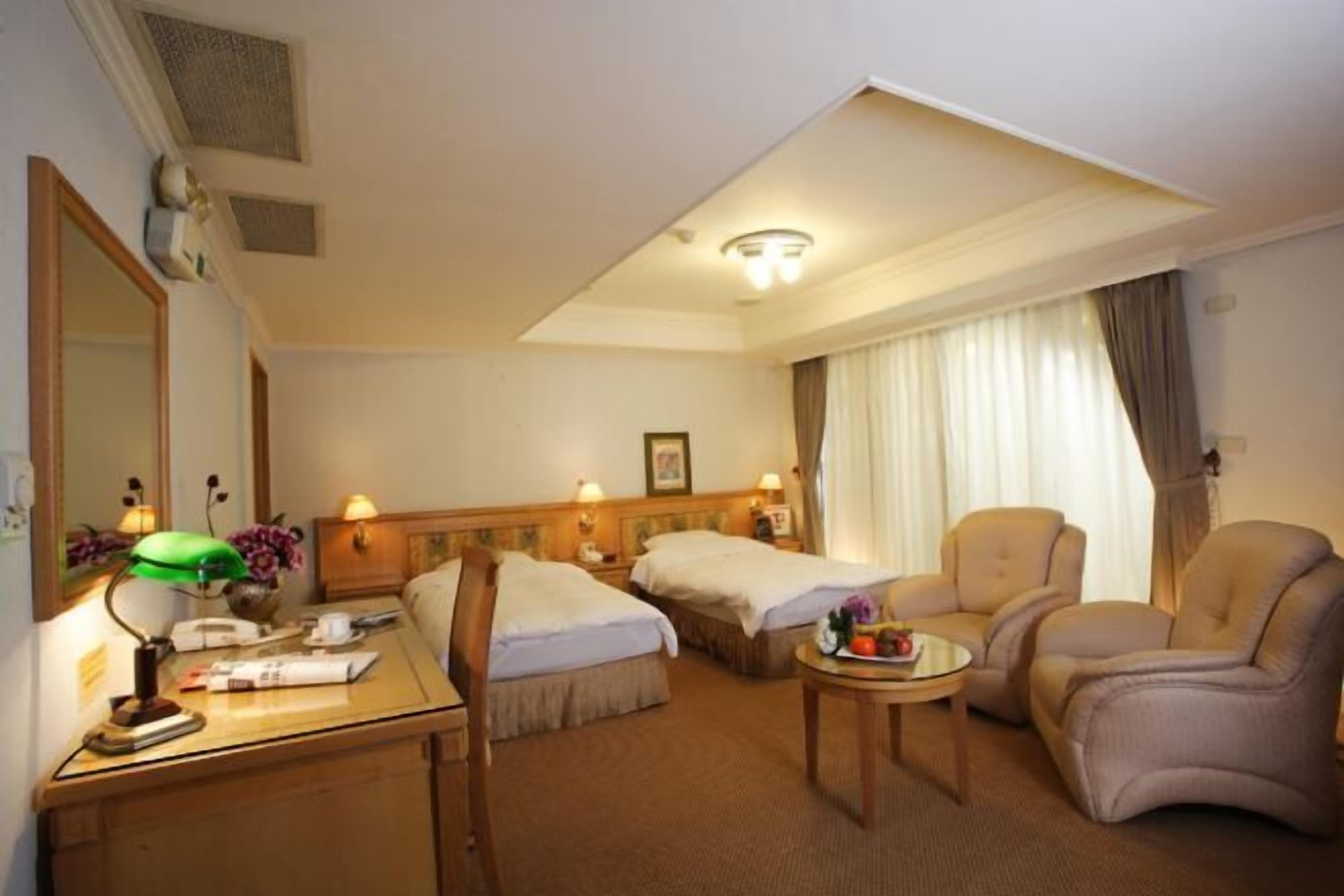 In-room safe, desk, laptop workspace, blackout drapes