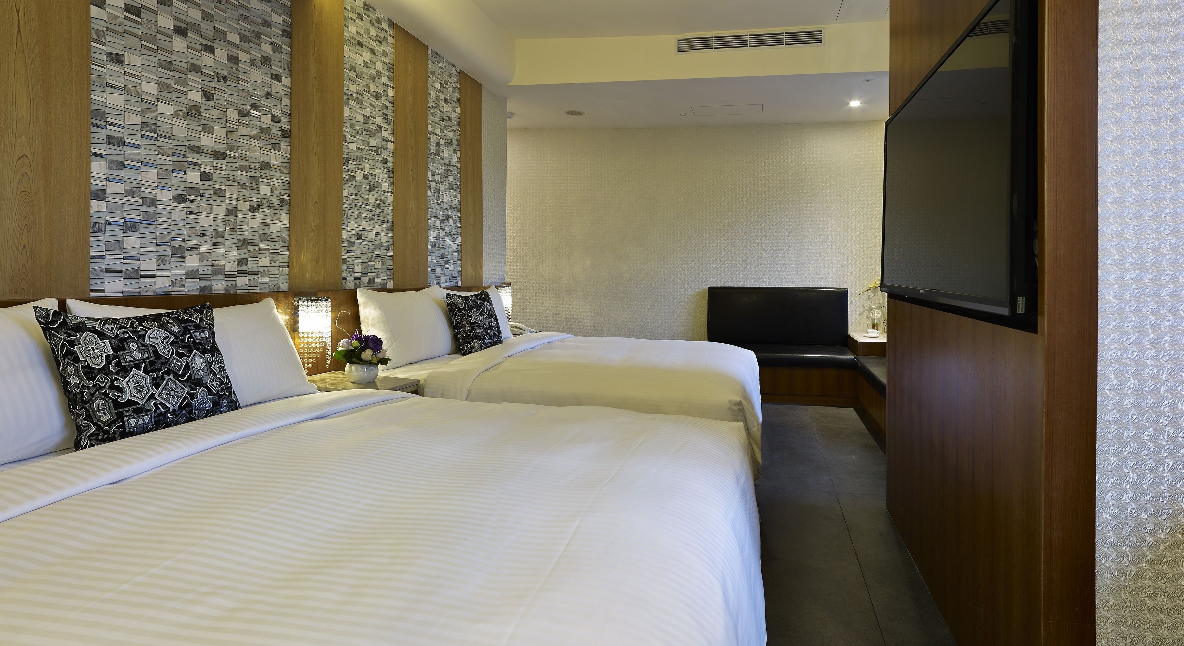 superior quadruple room (self check-in) | down duvets, free minibar, in-room safe, desk