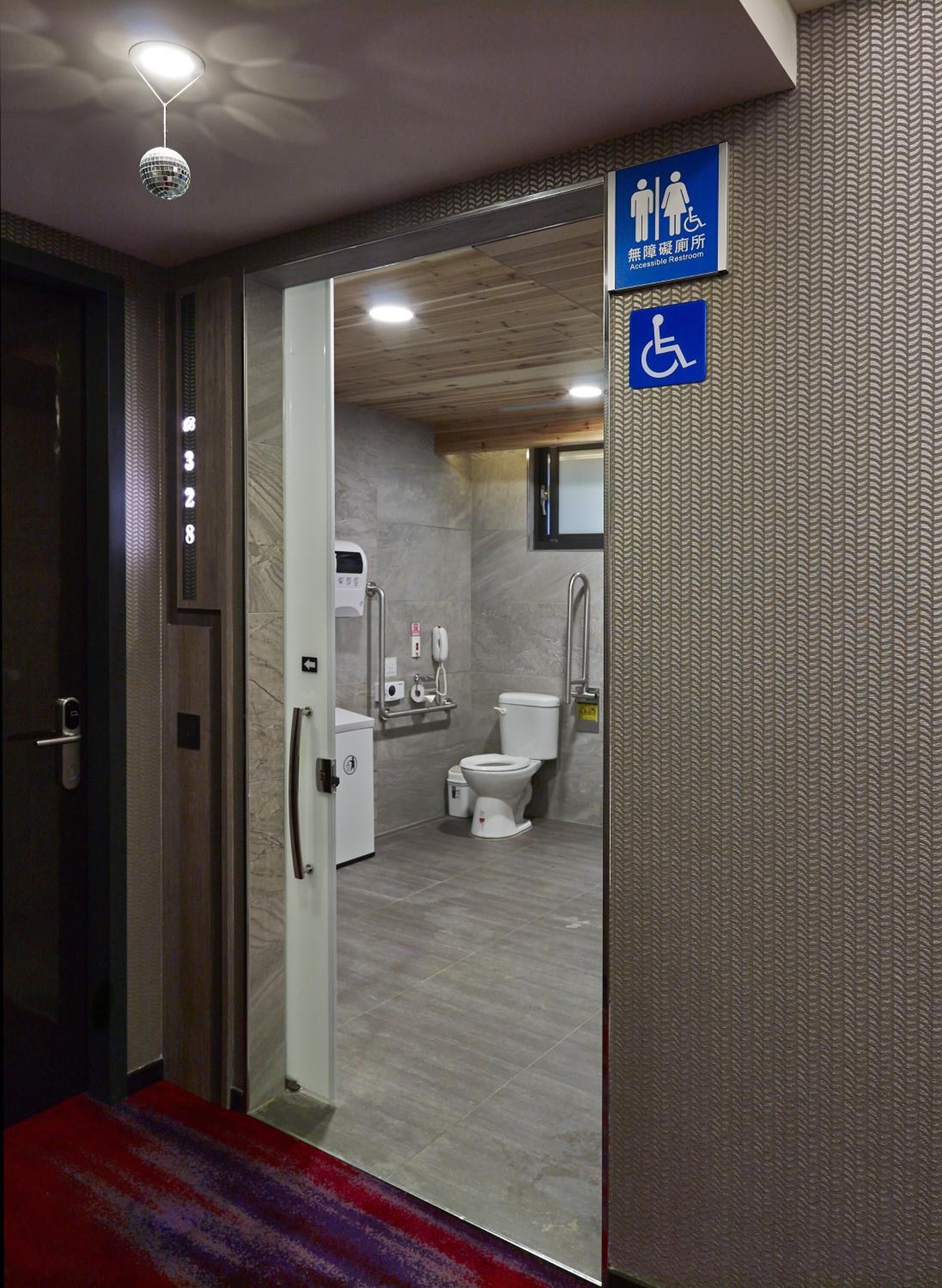 hair dryer, slippers, bidet, towels