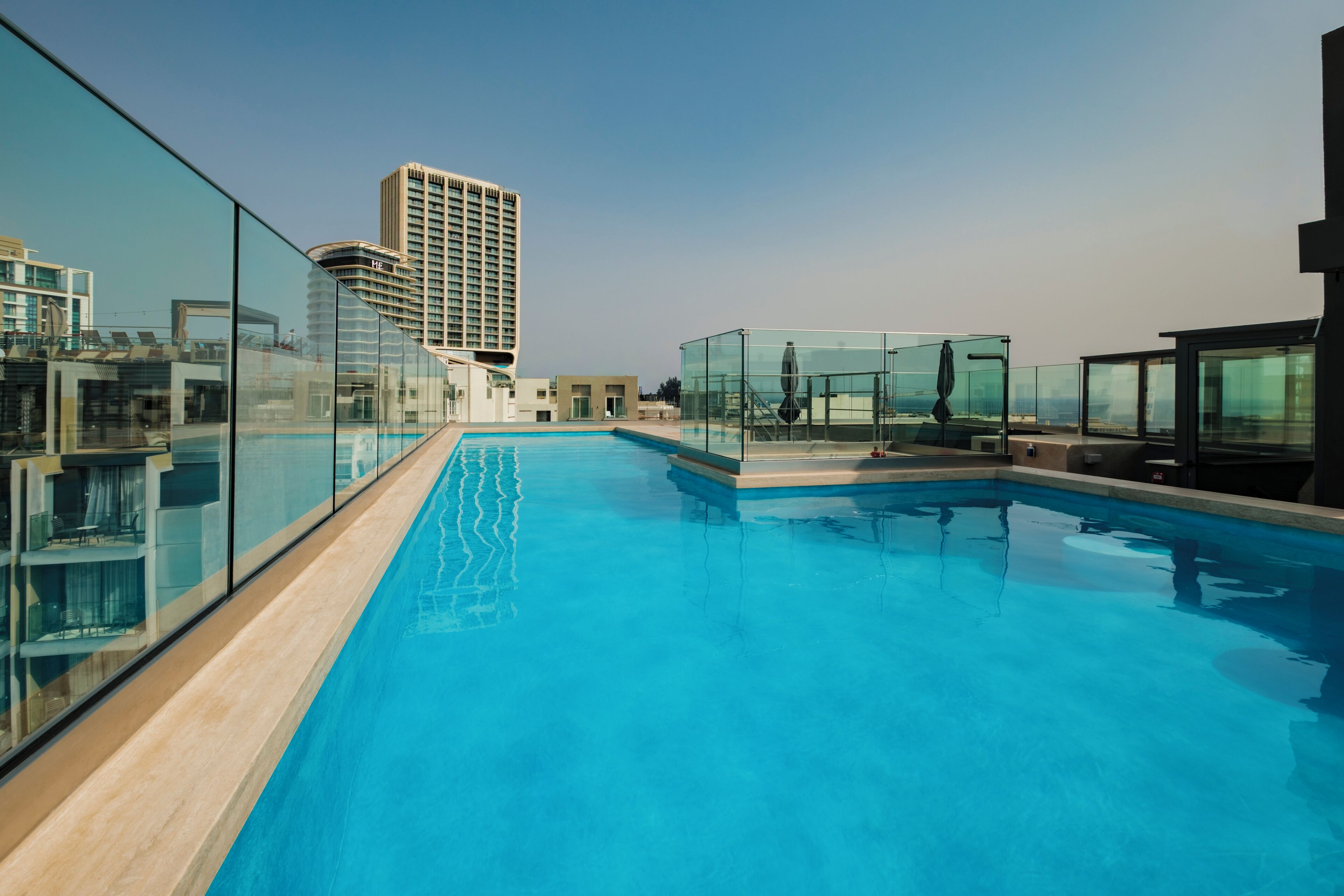 Rooftop pool