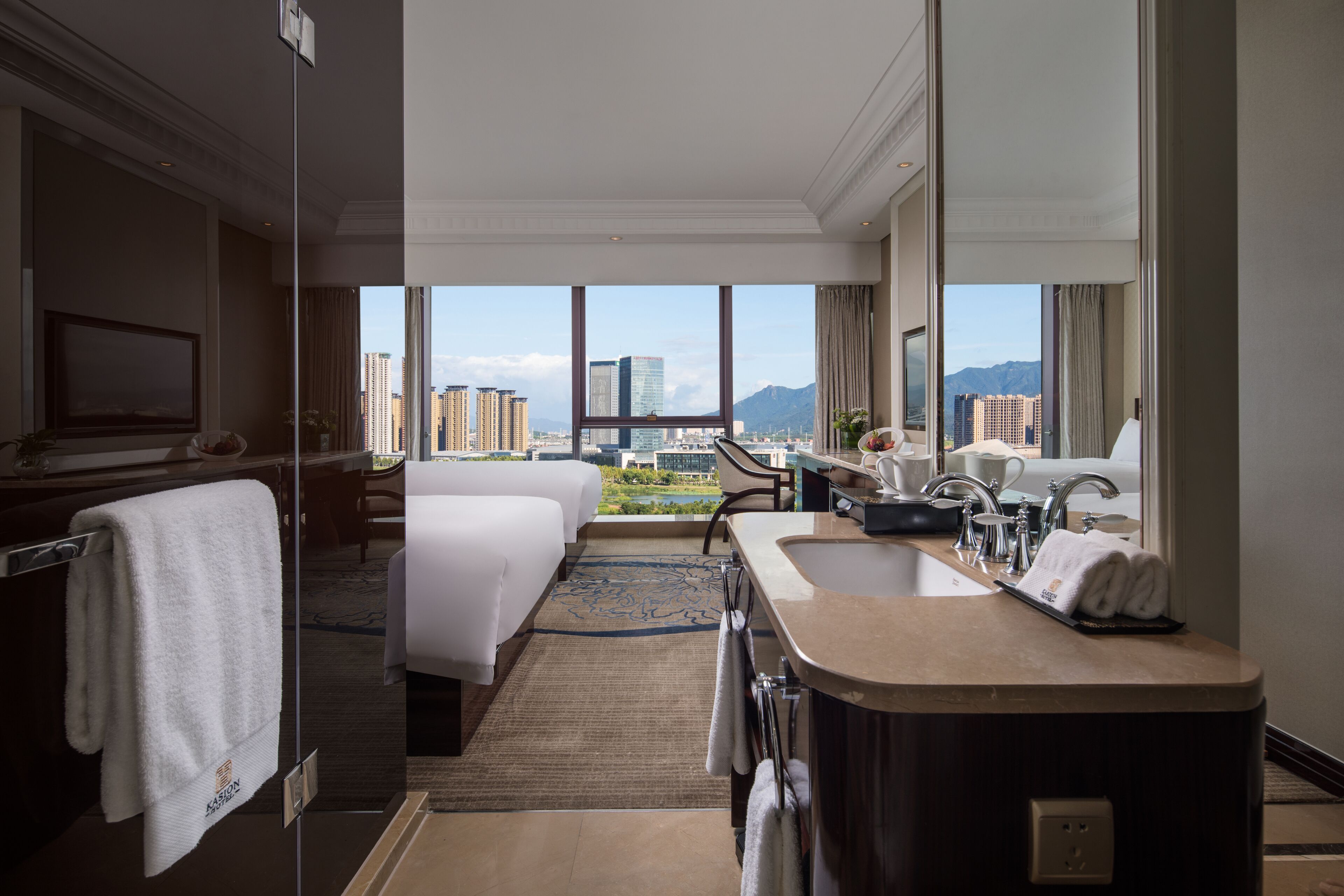 river view twin room | 1 bedroom, minibar, in-room safe, desk