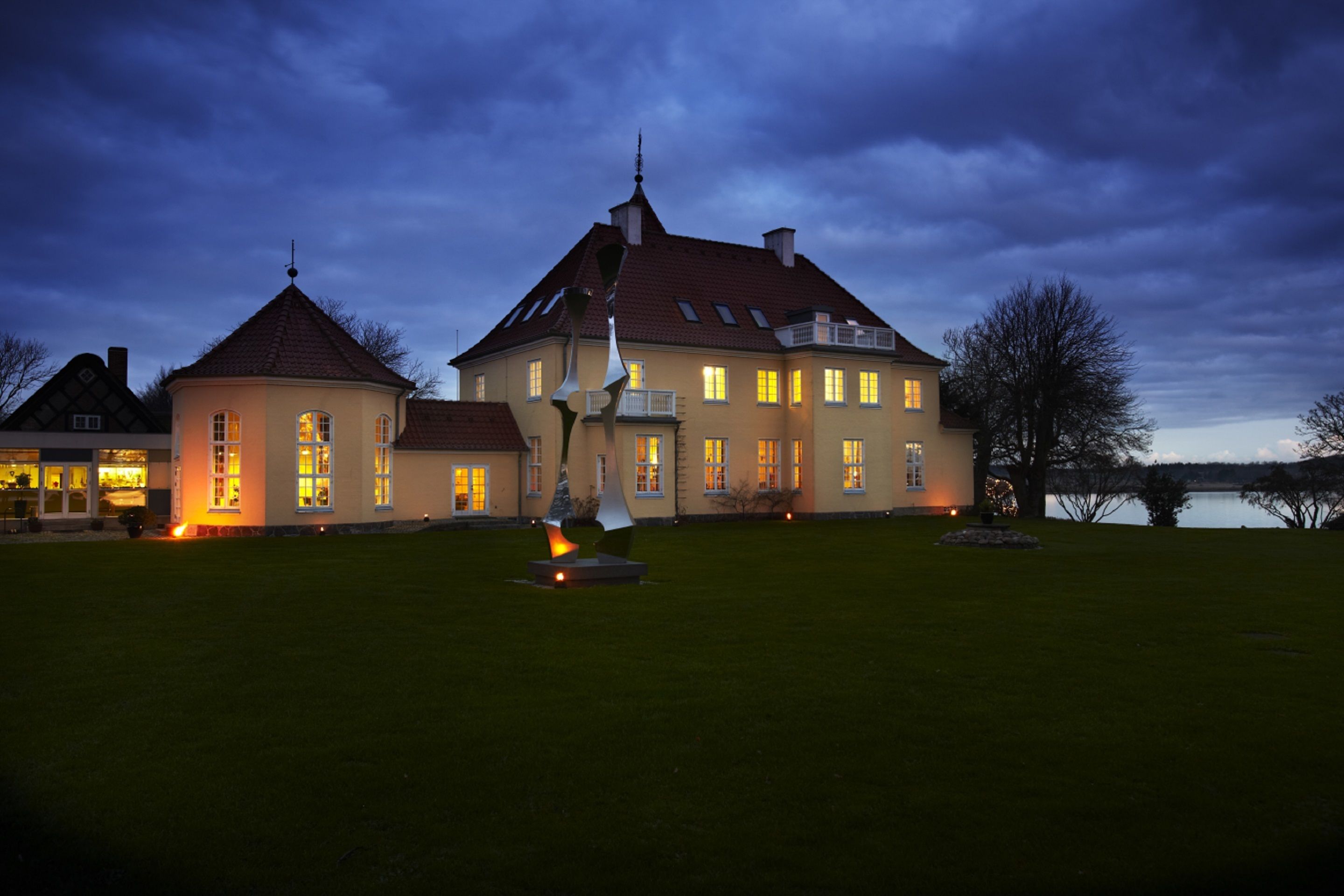 front of property – evening/night