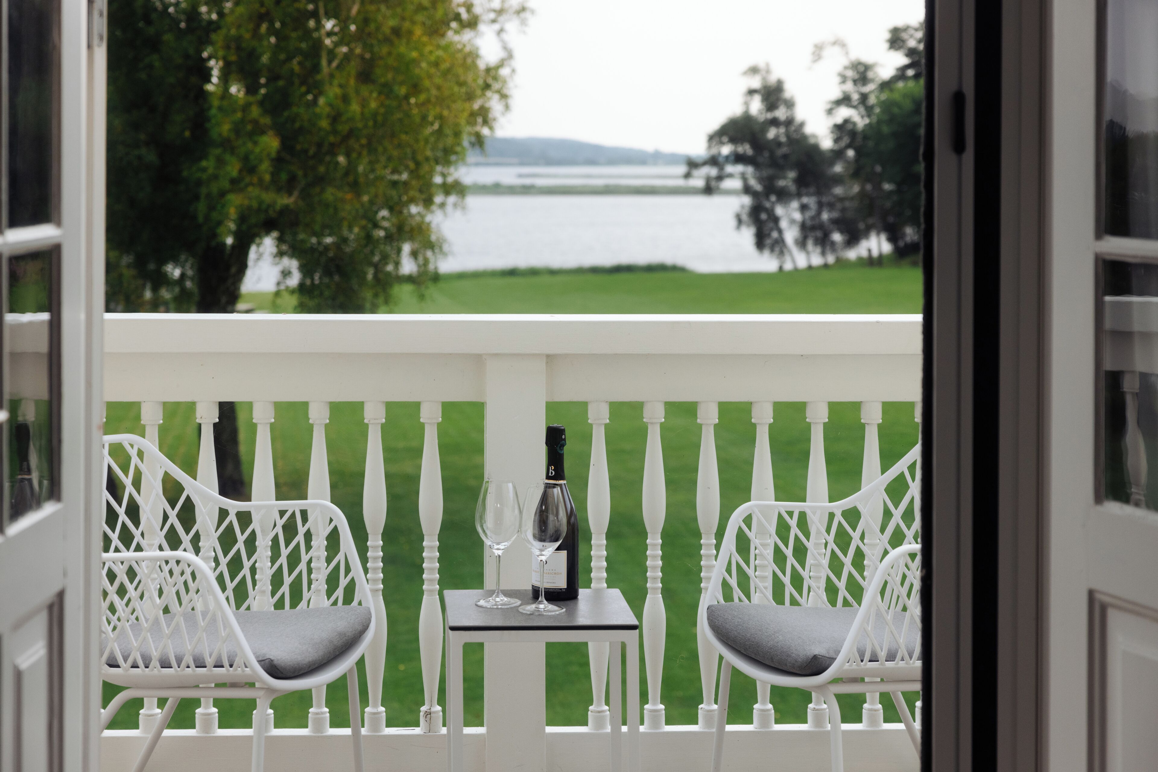 Comfort-dobbeltværelse - udsigt til have | Udsigt fra værelset