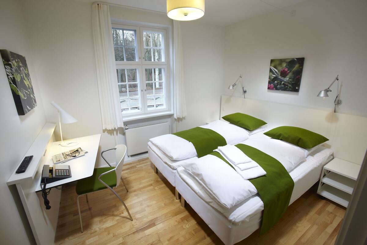 double or twin room | hypo-allergenic bedding, desk, iron/ironing board, free wifi