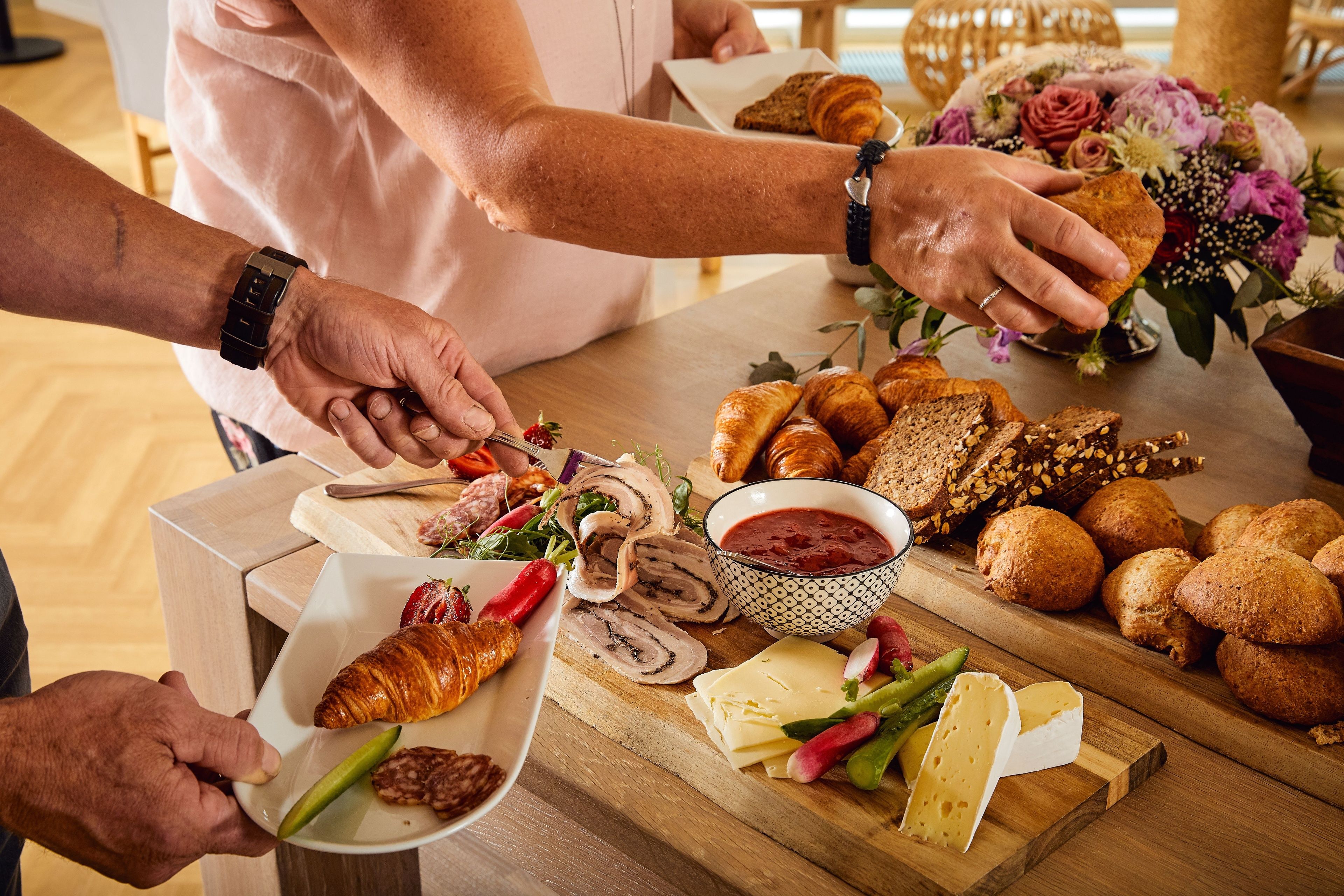 Desayuno buffet incluido todos los días 