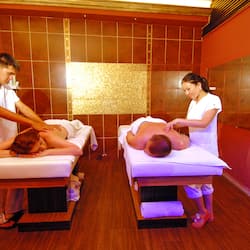 Sauna, steam room, Turkish bath, facials, 5 treatment rooms