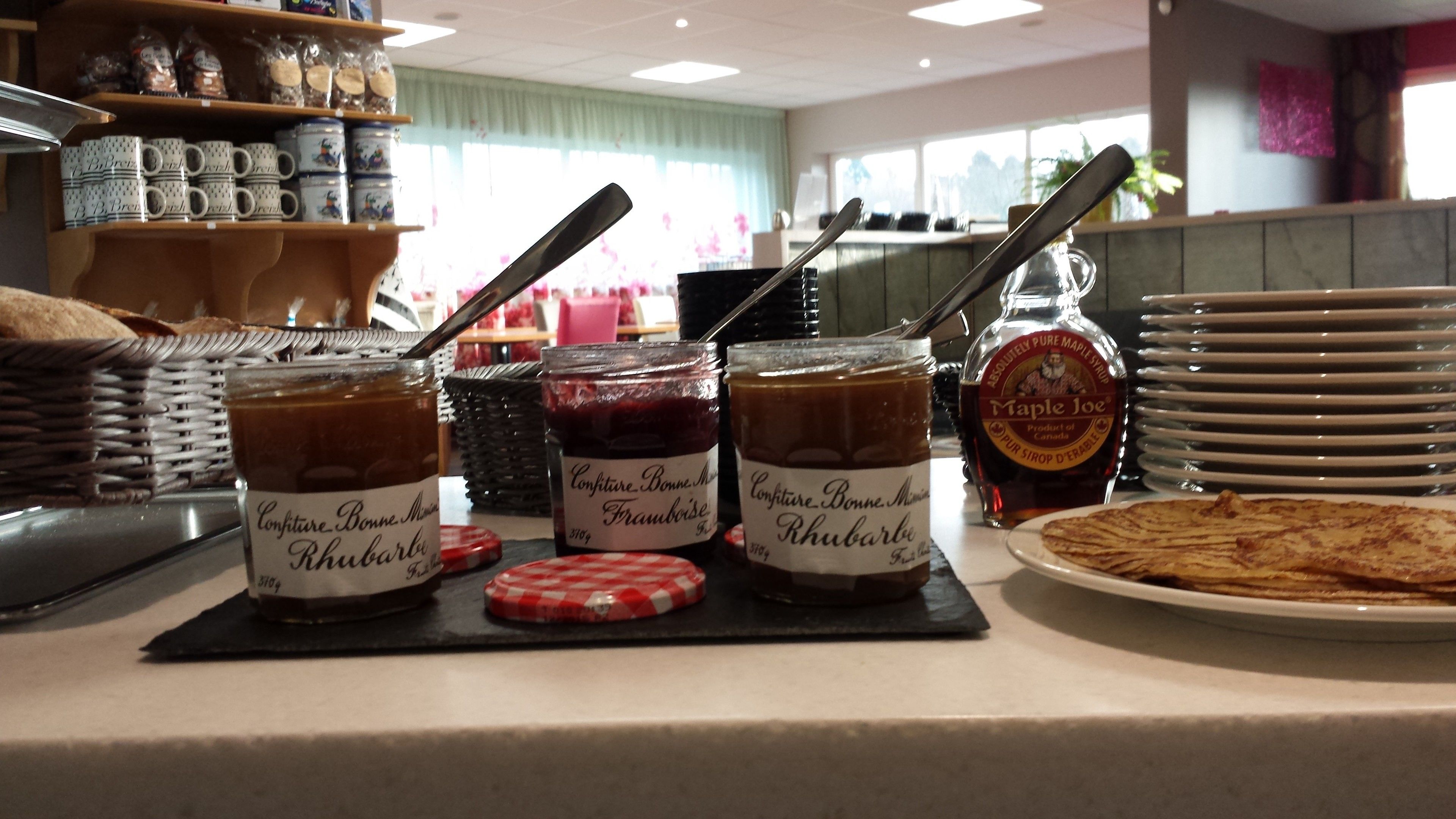 daily buffet breakfast (eur 14.50 per person)