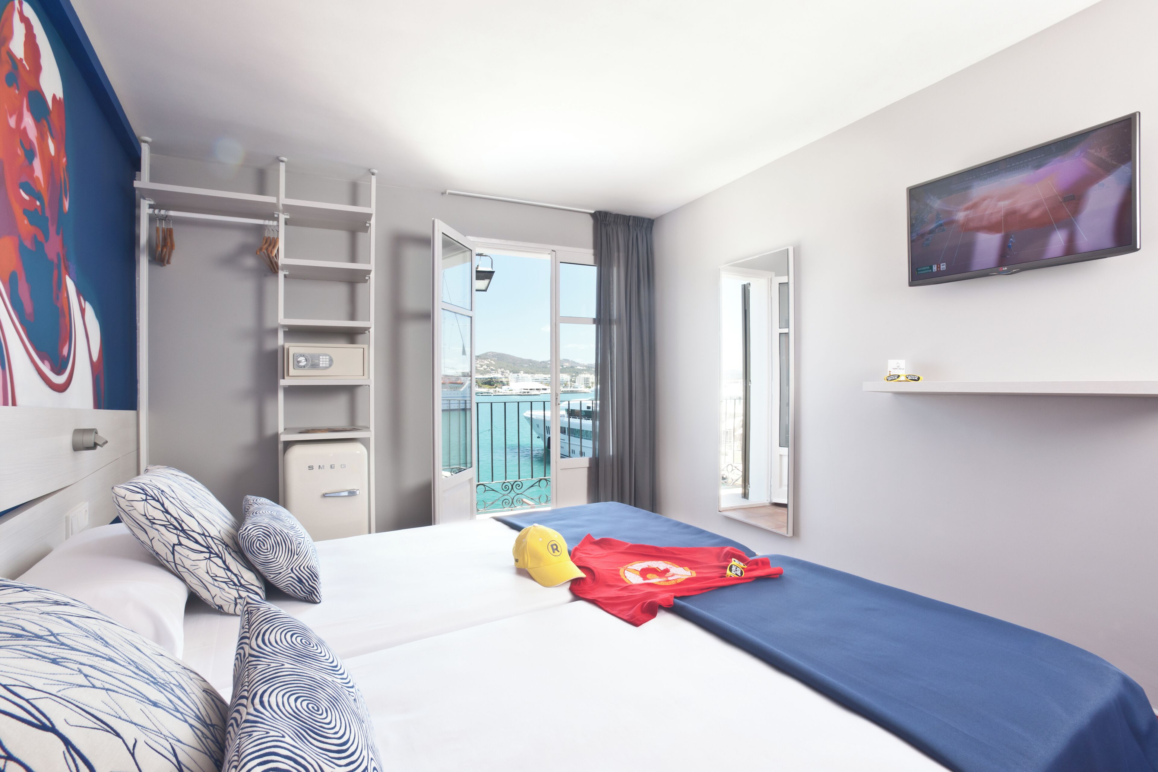 Premium Double Room, Sea View (Building A) | Desk, iron/ironing board, free WiFi, bed sheets